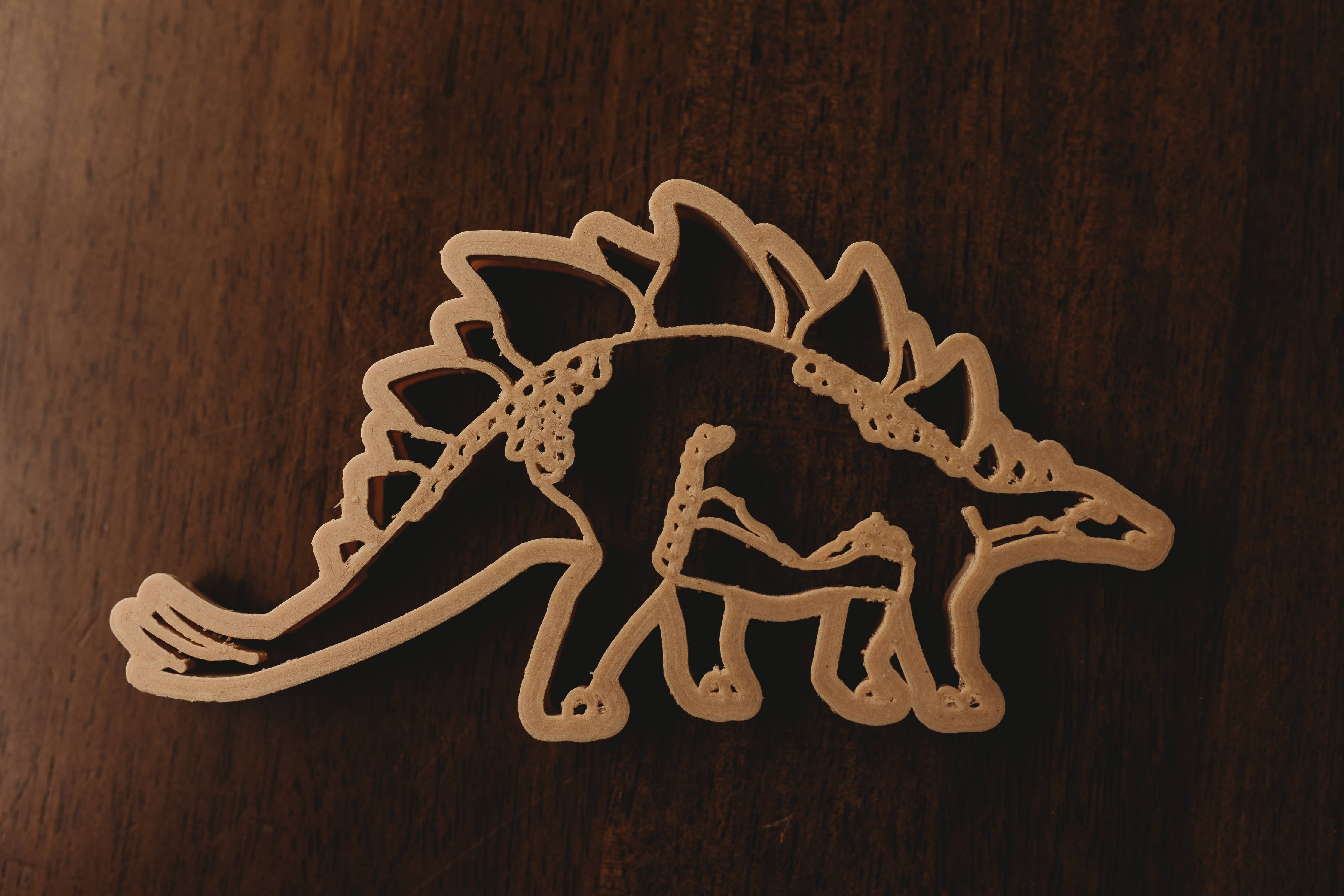 Stegosaurus Dino Eco Cutter™ Play Doh Or Cookie Dough Cutter Dinosaur