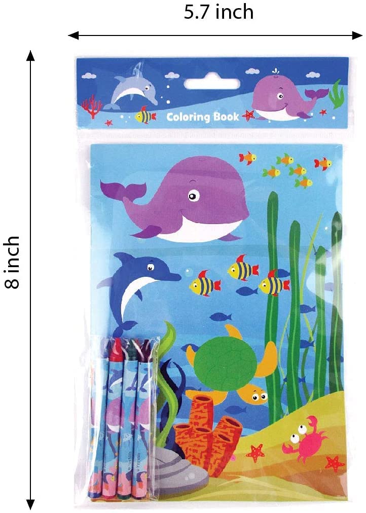 Ocean Life Party Favor Bundle For 12 Kids