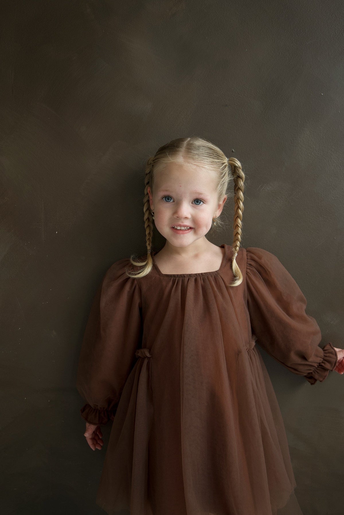 Long Sleeve Tutu Dress | Cocoa