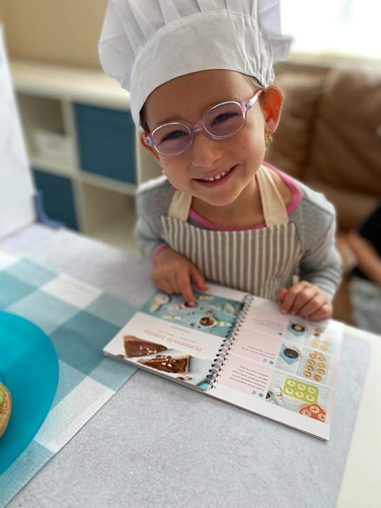 Tovla Jr. Apron & Cookbook Set | Kids Chef Apron, Hat & Recipe Book