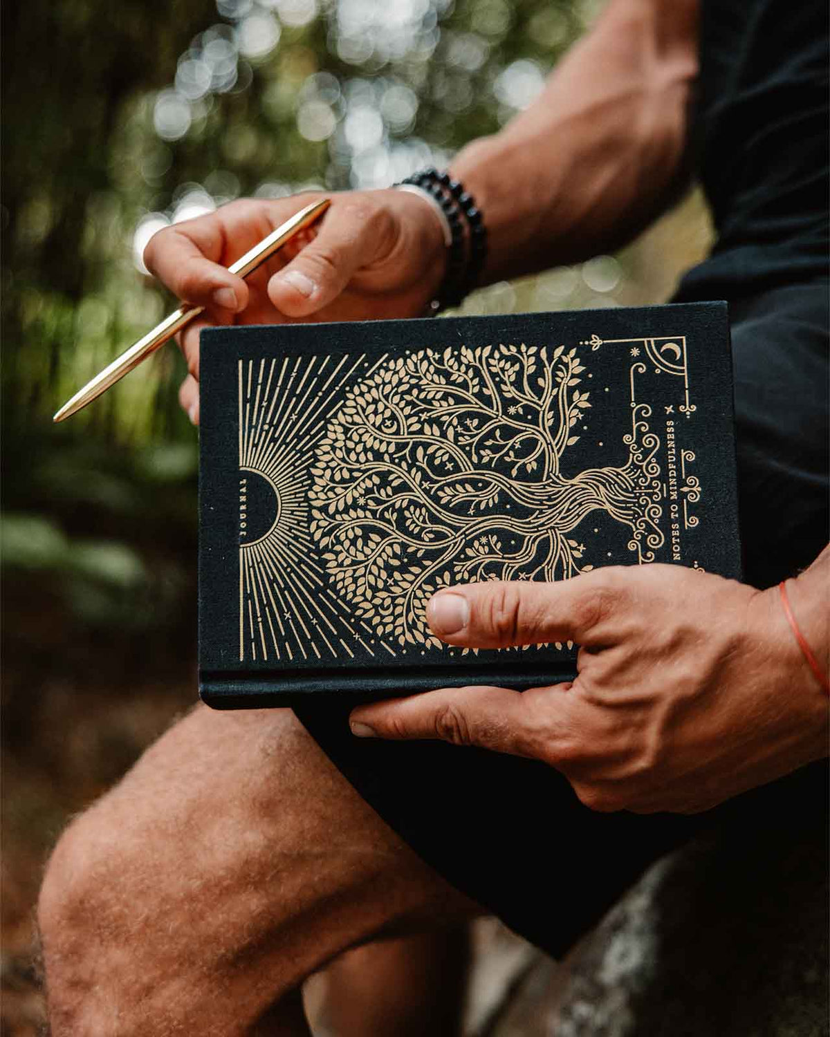 Notes To Mindfulness Journal - Stone Black