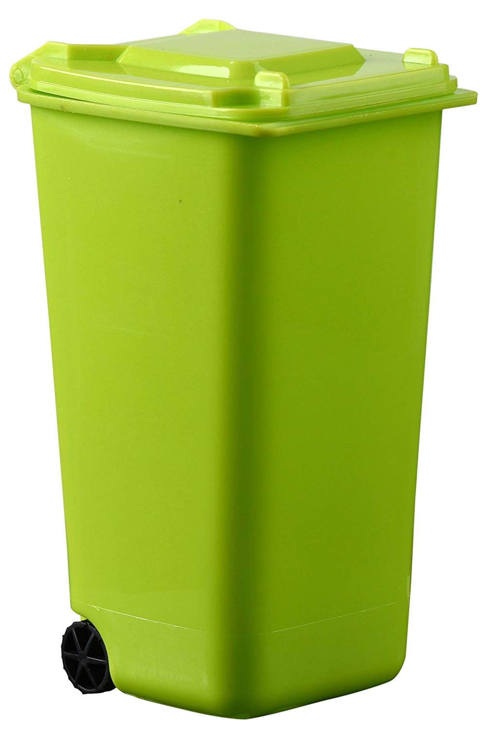 Plastic Toy Garbage Cans Playset Green 12 Pack 4 X 3 X 6