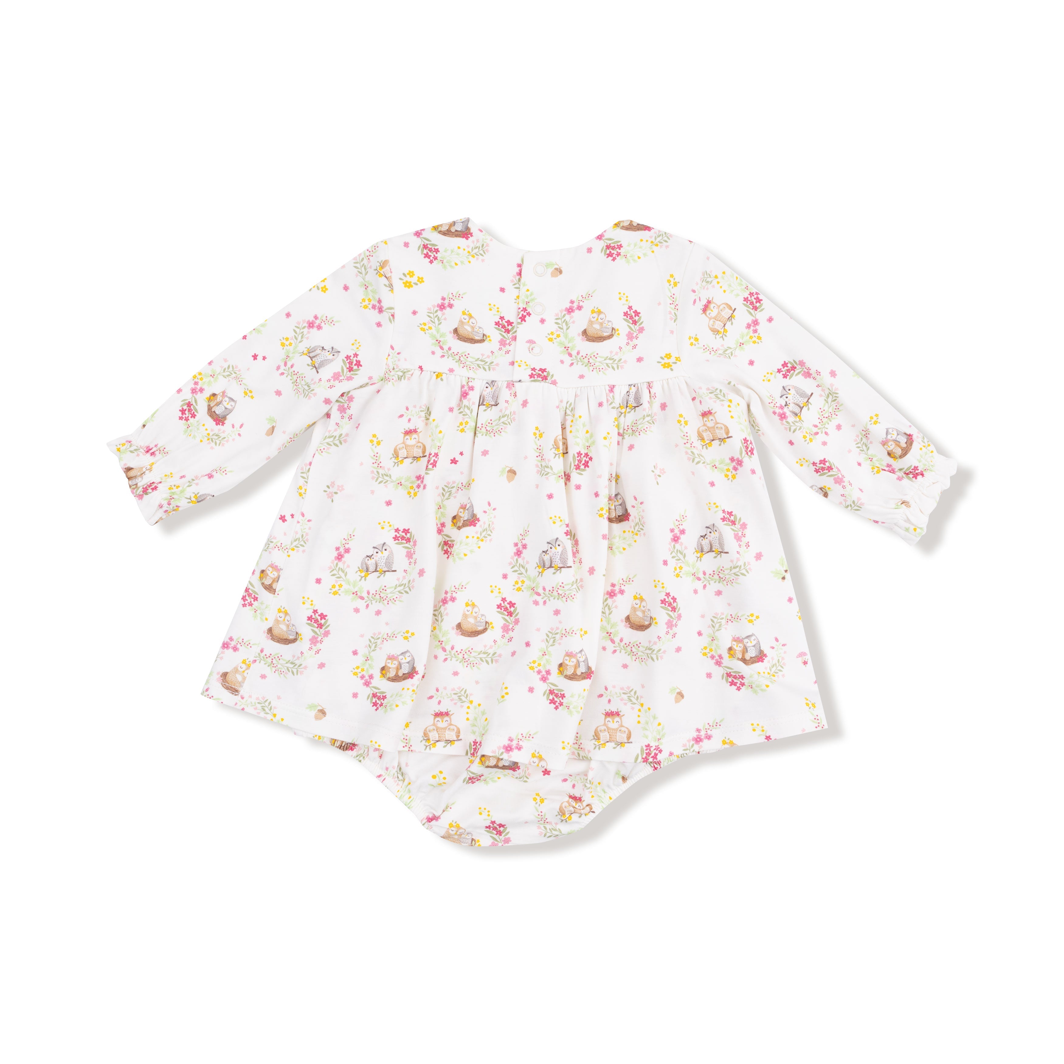 Long Sleeve Smocked Ruffle Bubble With Skirt *pre- Order - This Item Will Not Ship Until After  9.2 And Will Ship Separately From Other Items In Your Order.