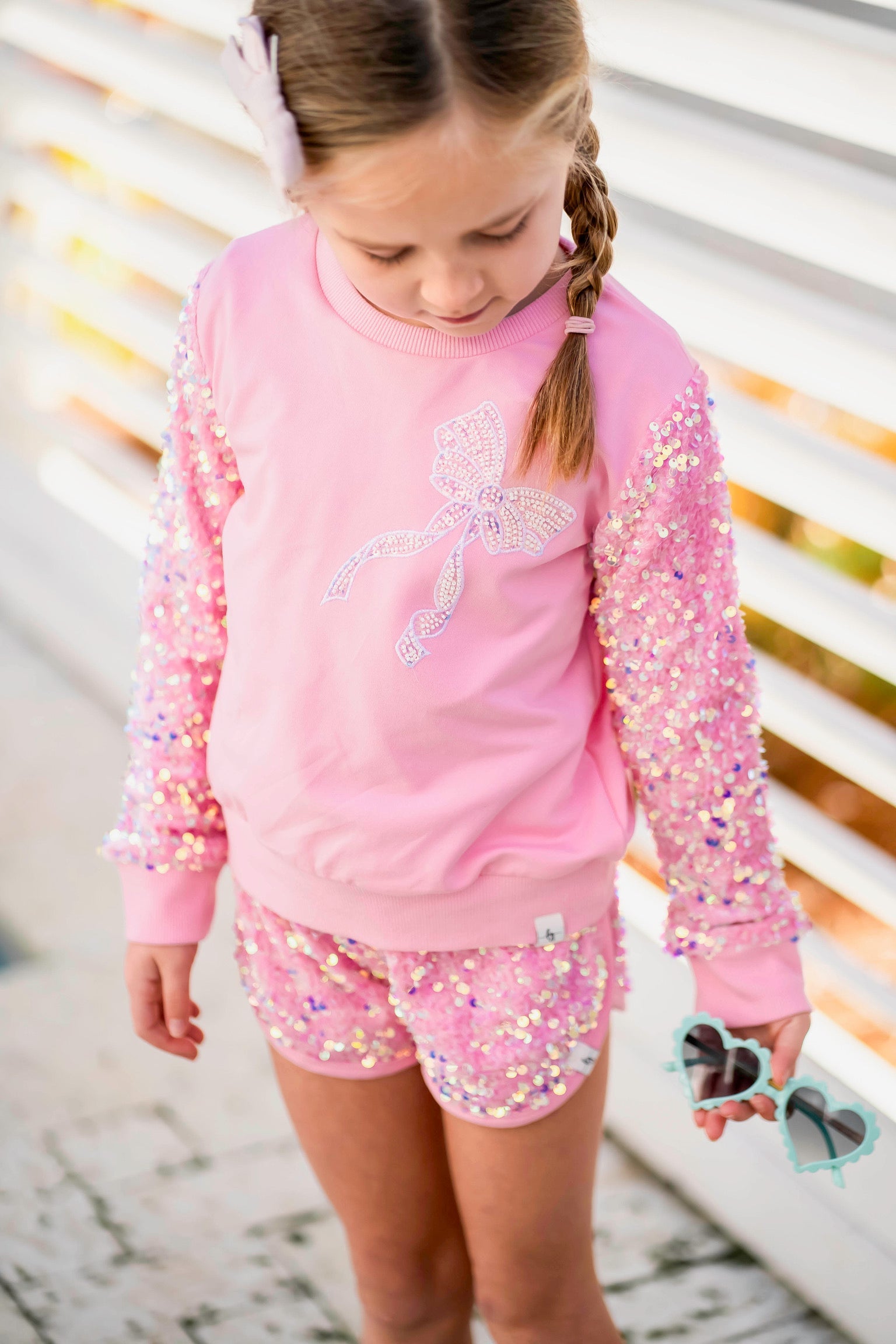 *preorder-mid July Delivery* Sparkle Sport Set ~ Bow