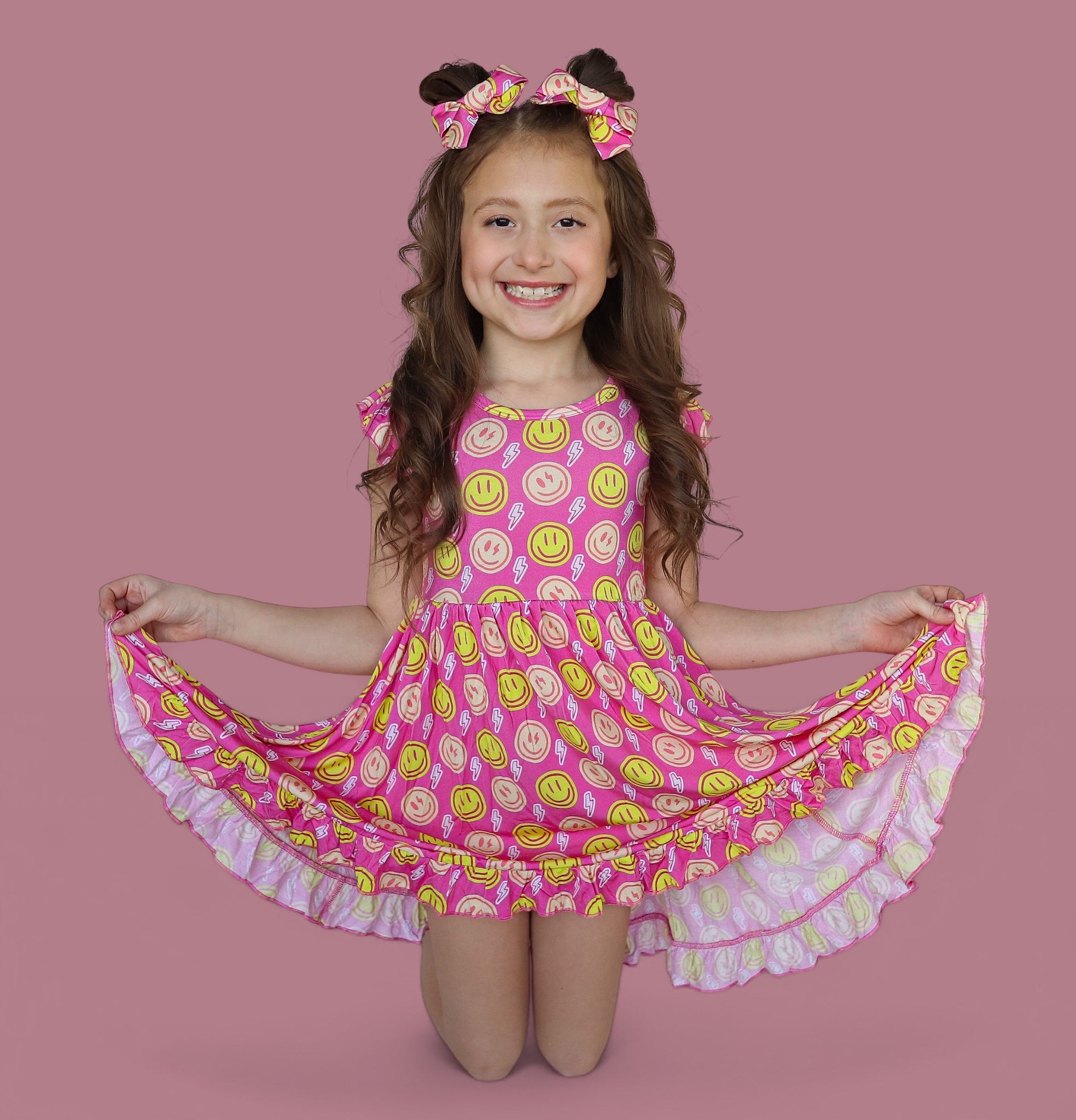 Radiant Smiles Dream Ruffle Dress