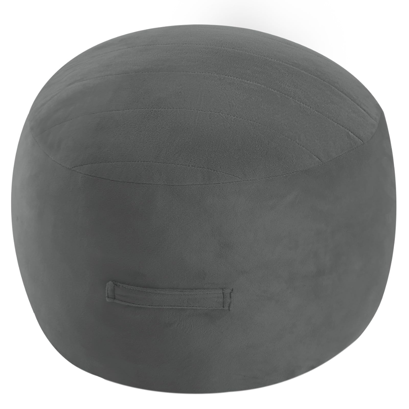 Grid Square Pouf Ottoman, 20"x20"x15"
