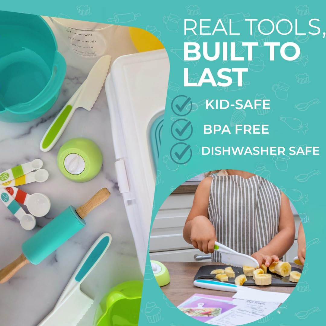 Tovla Jr. Ultimate Cooking & Baking Set For Kids | Award-winning All-in-one Kit For Young Chefs