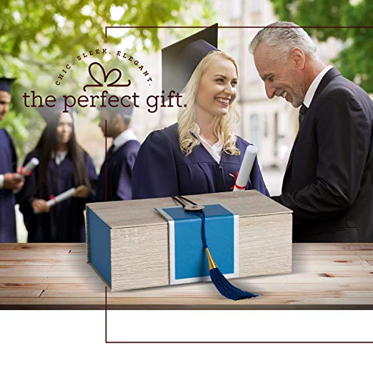 Blue Gift Box With Tassel 8 Pack 7x4x2.5