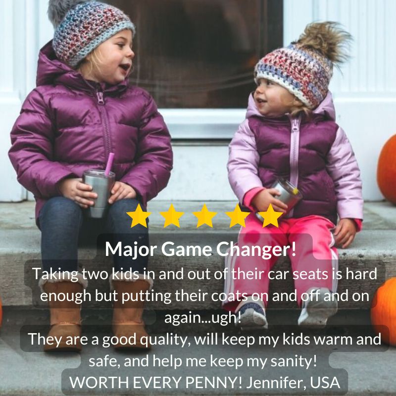 Car Seat Coat | The Road Coat Down - Lilac/plum