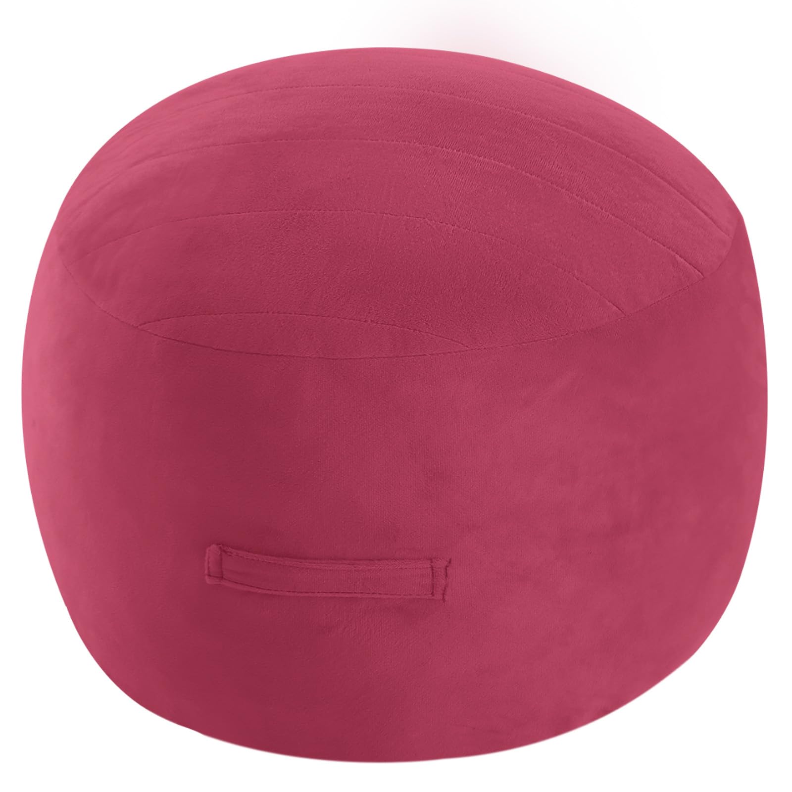 Grid Square Pouf Ottoman, 20"x20"x15"