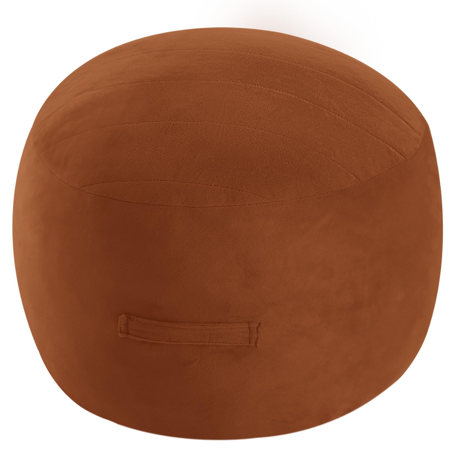 Grid Square Pouf Ottoman, 20"x20"x15"