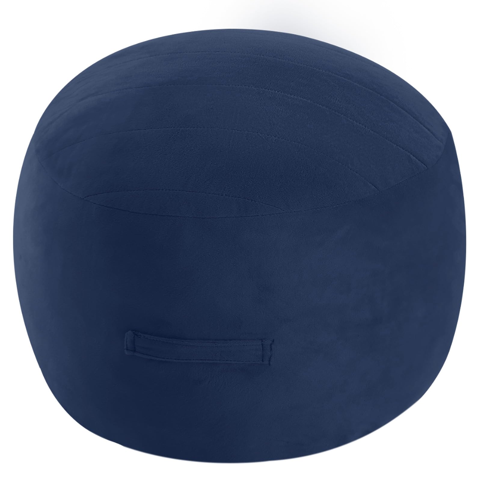 Grid Square Pouf Ottoman, 20"x20"x15"