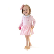 Long Sleeve Polo Bodysuit Dress