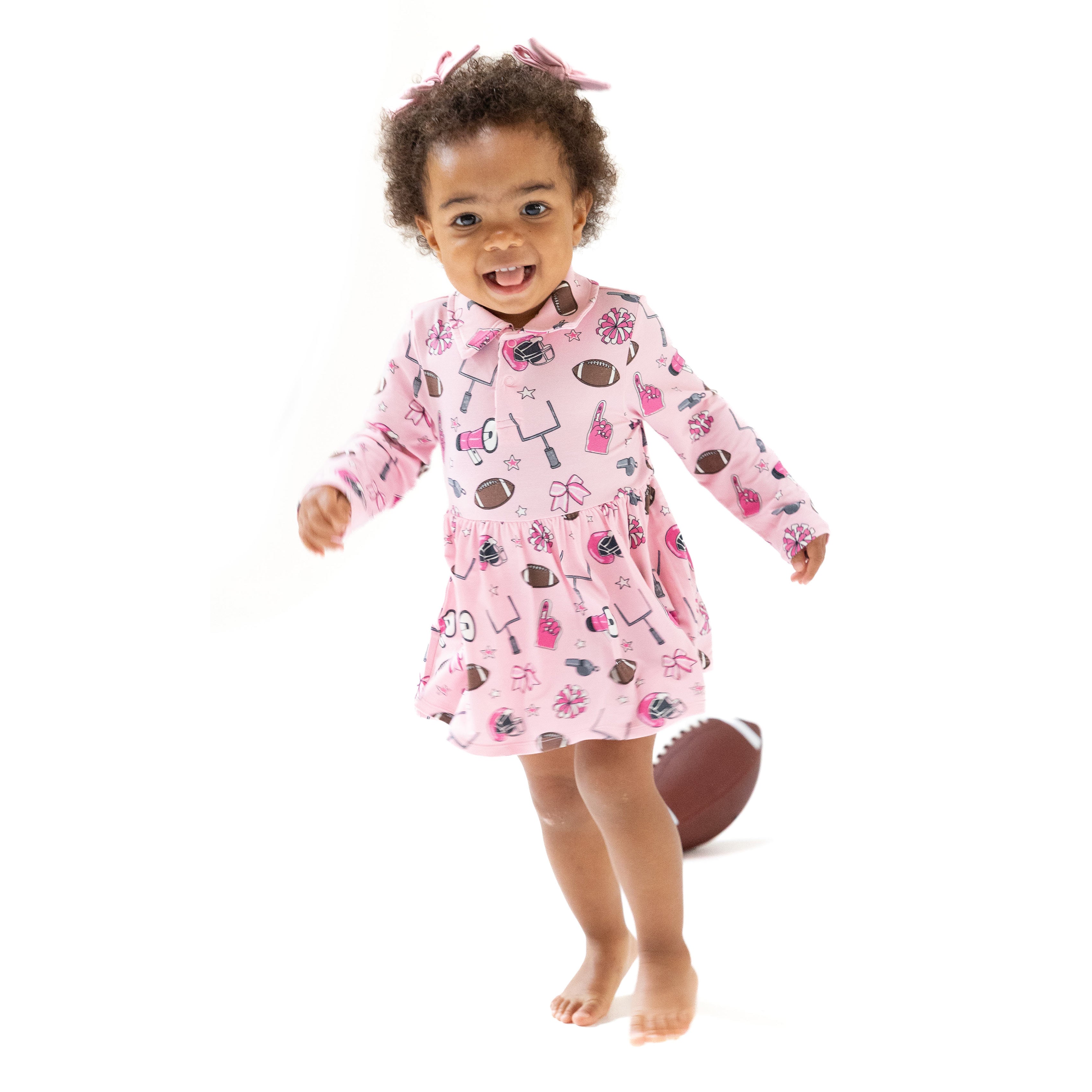 Long Sleeve Polo Bodysuit Dress