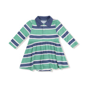 Long Sleeve Polo Bodysuit Dress
