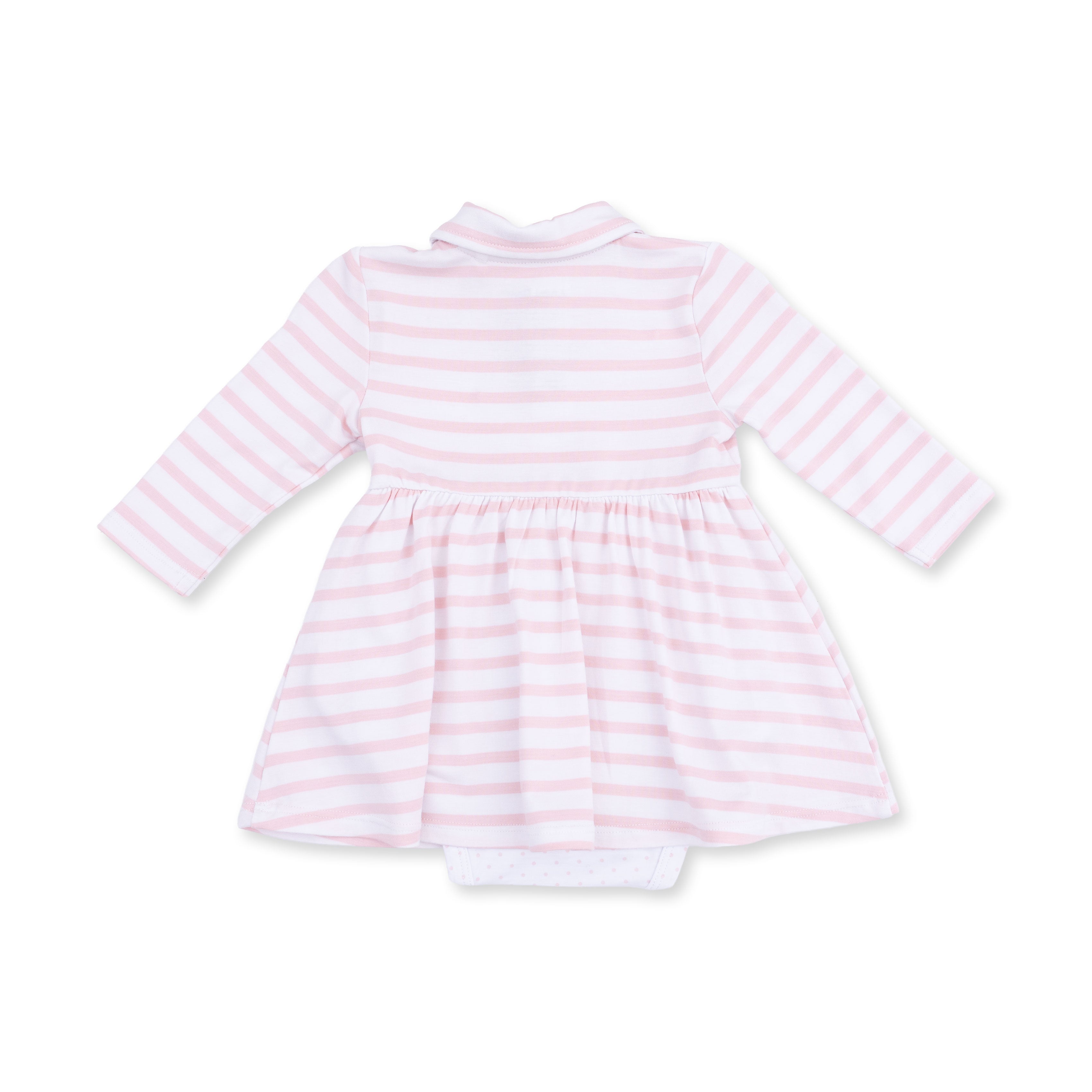 Football Dot And Stripe - Long Sleeve Tennis Bodysuit Dress