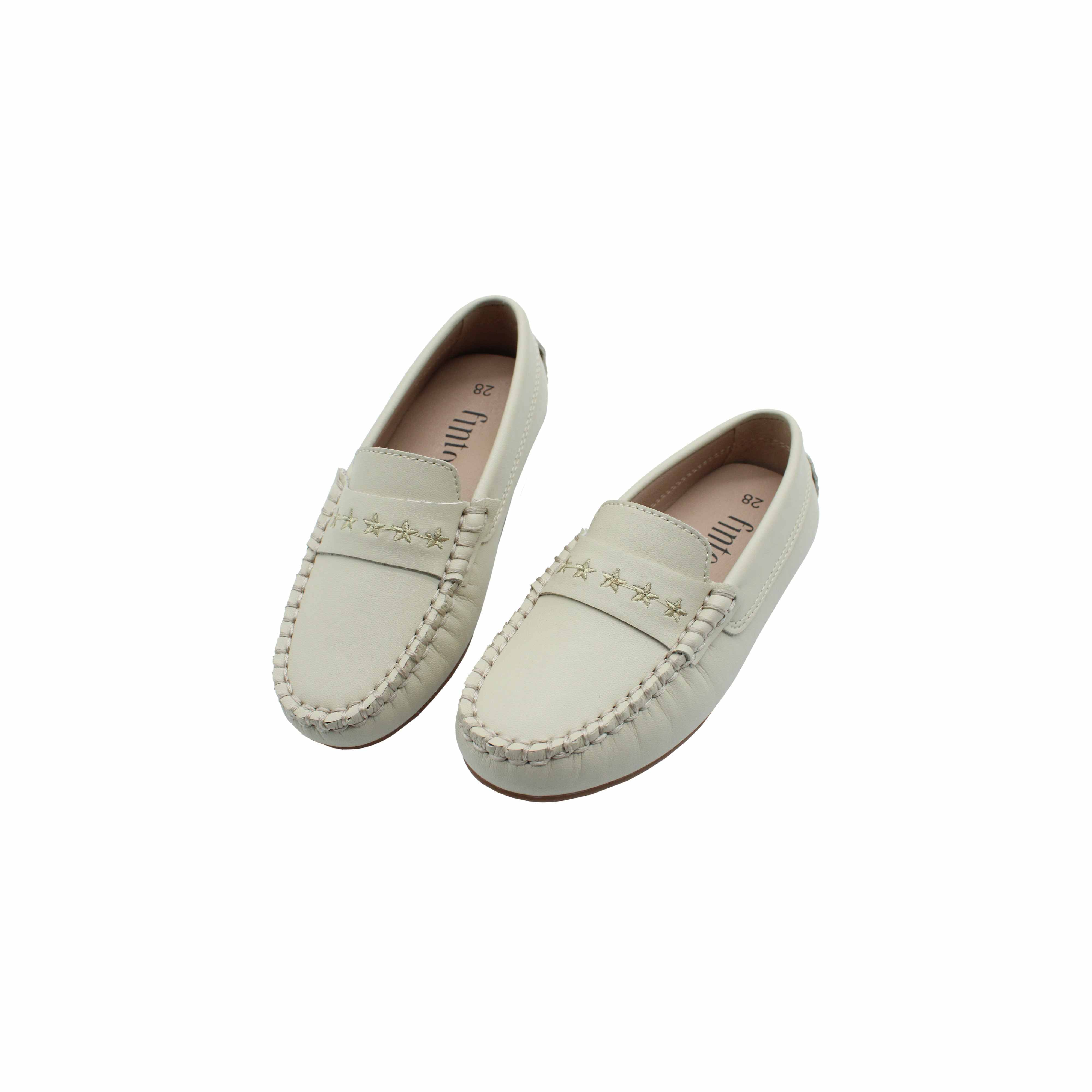 Beige Leather