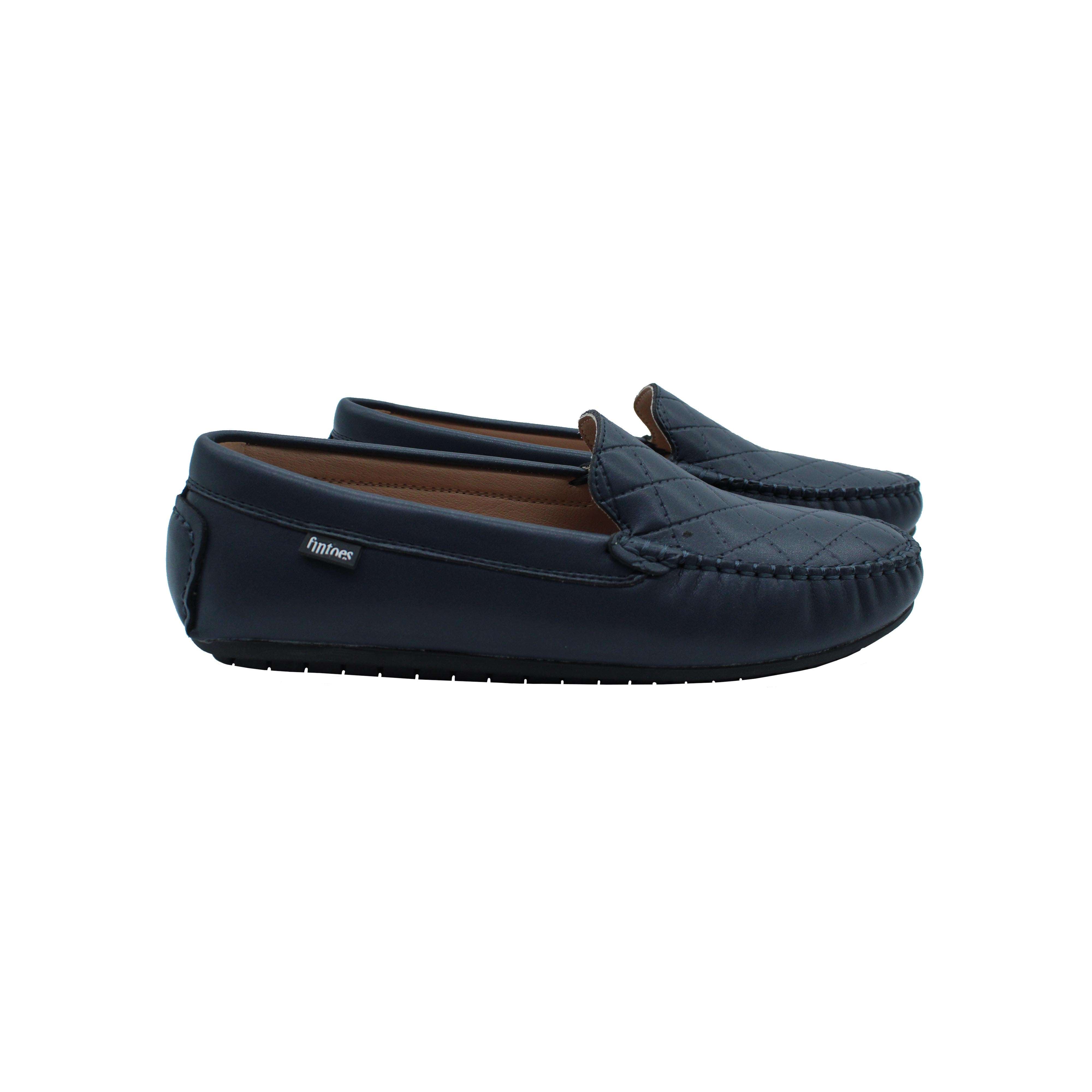 Navy Leather