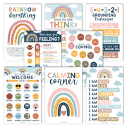 Calming Corner Kit: Boho 8 Poster Pack