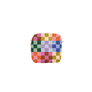 Bold Checker Puffy Mod Pouch