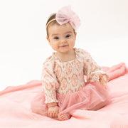 Cameo Ballet Shoes - Long Sleeve Smocked Bubble With Tutu