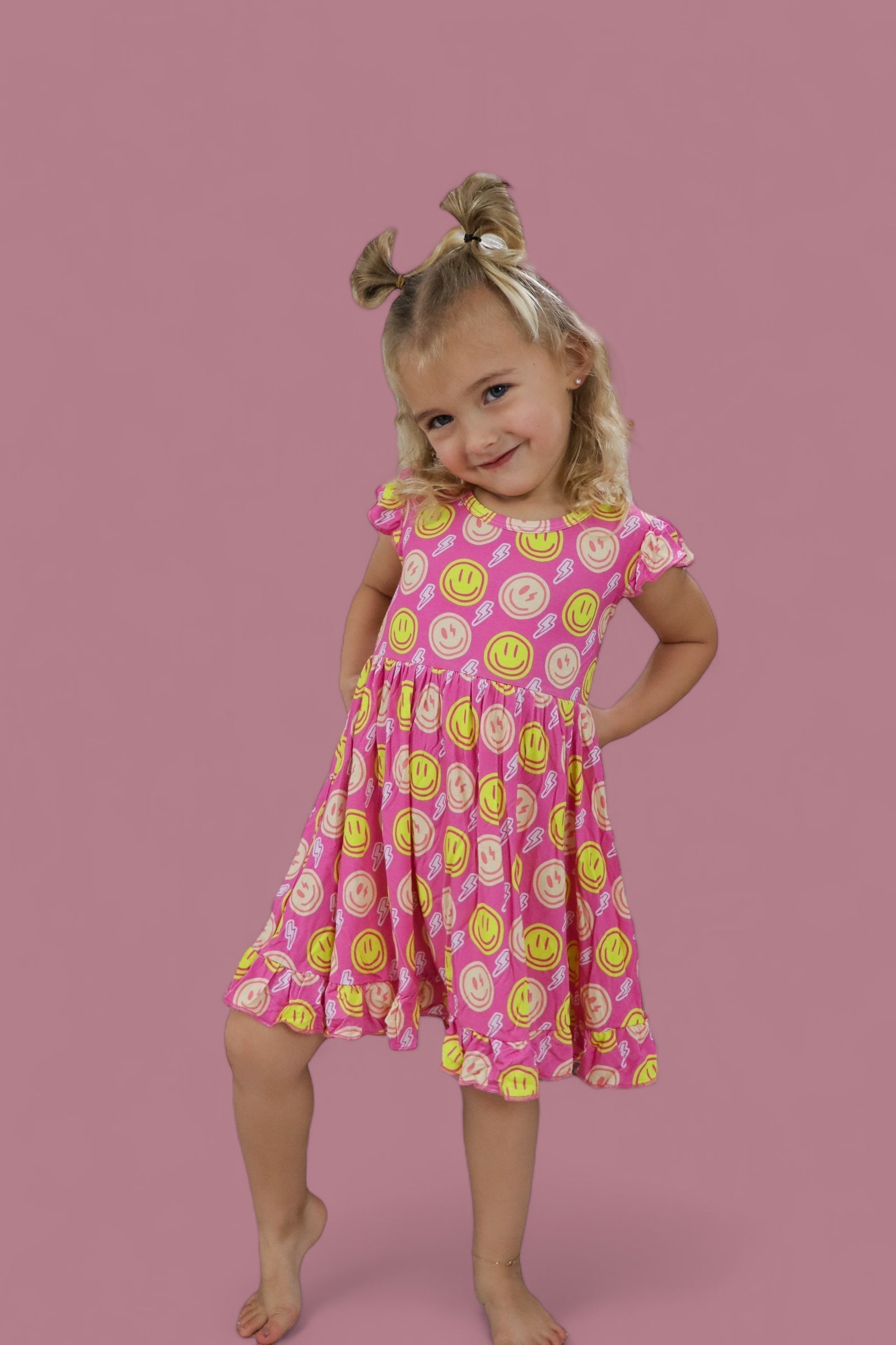 Radiant Smiles Dream Ruffle Dress