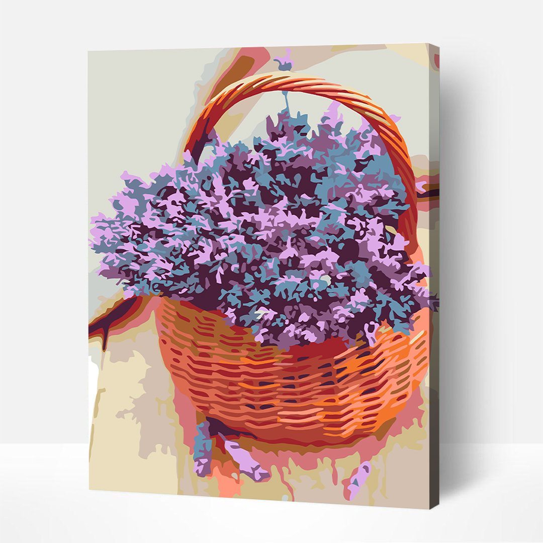 Lavender Aroma – Paint By Numbers Kit | Artwille | 14x18 Inch Canvas