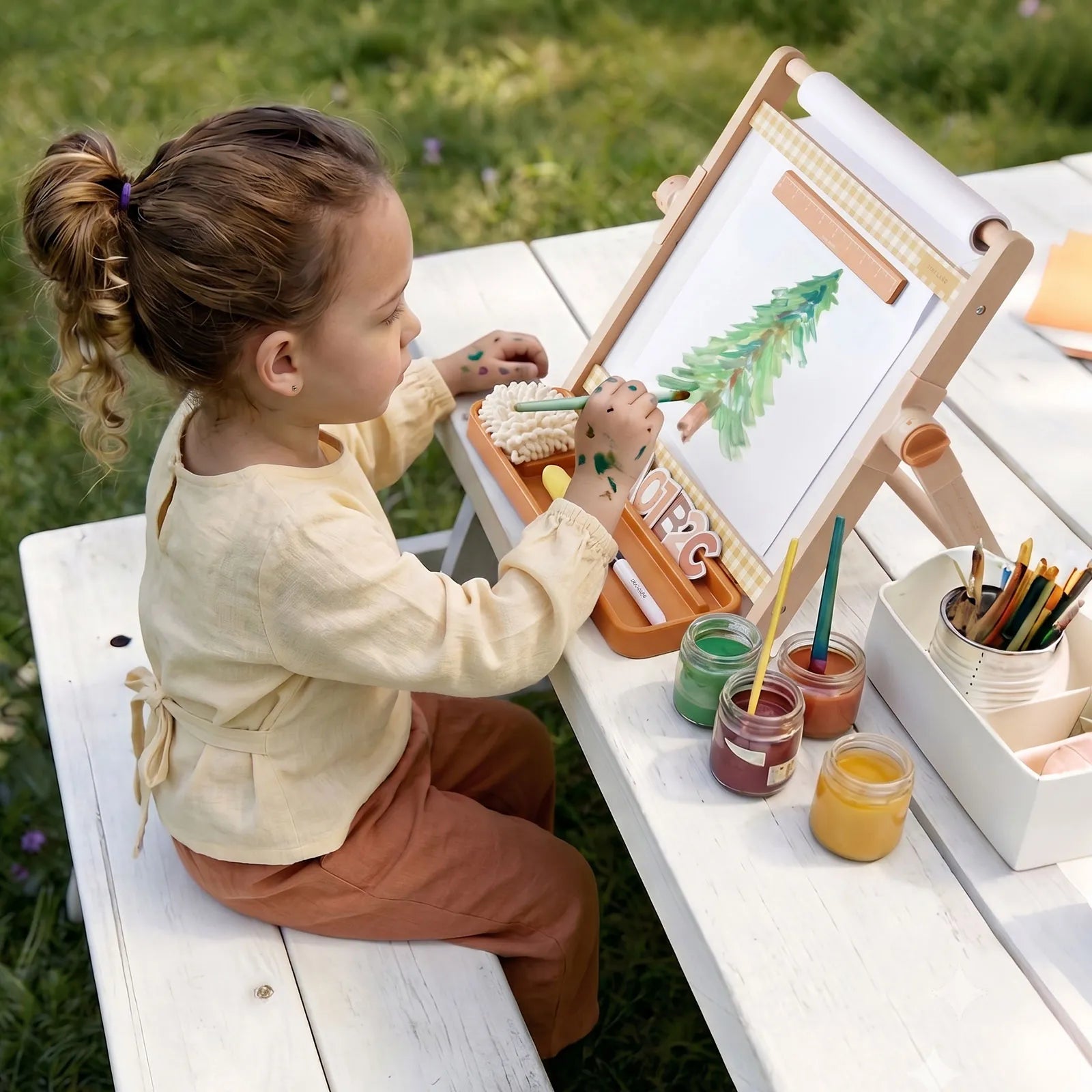 ® Double-sided Magnetic Tabletop Easel