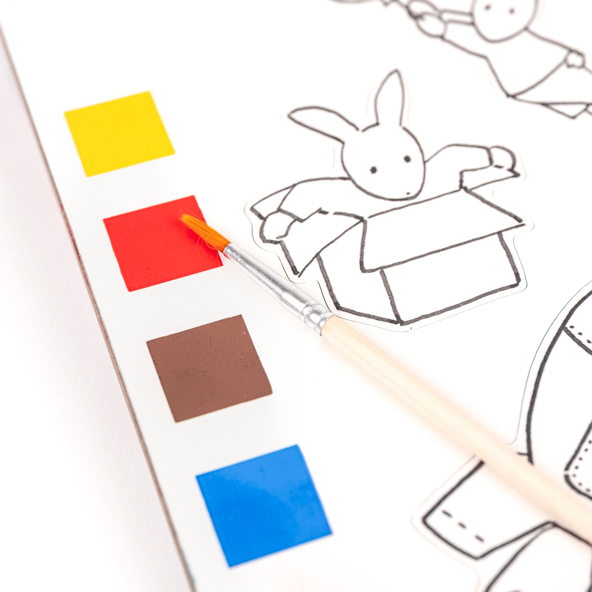 Bunny Magnets to Paint