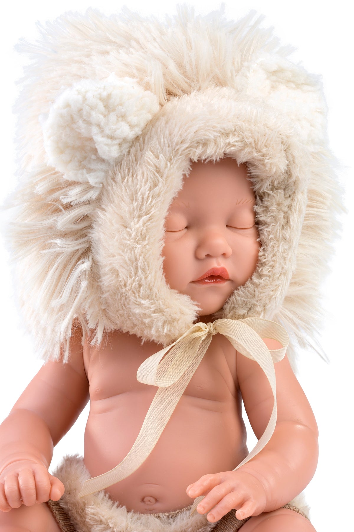 11.8" Articulated Little Baby Doll Austin with Lion Hood