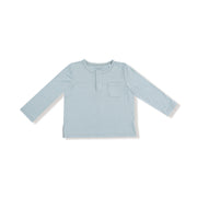 Long Sleeve Henley With Pocket