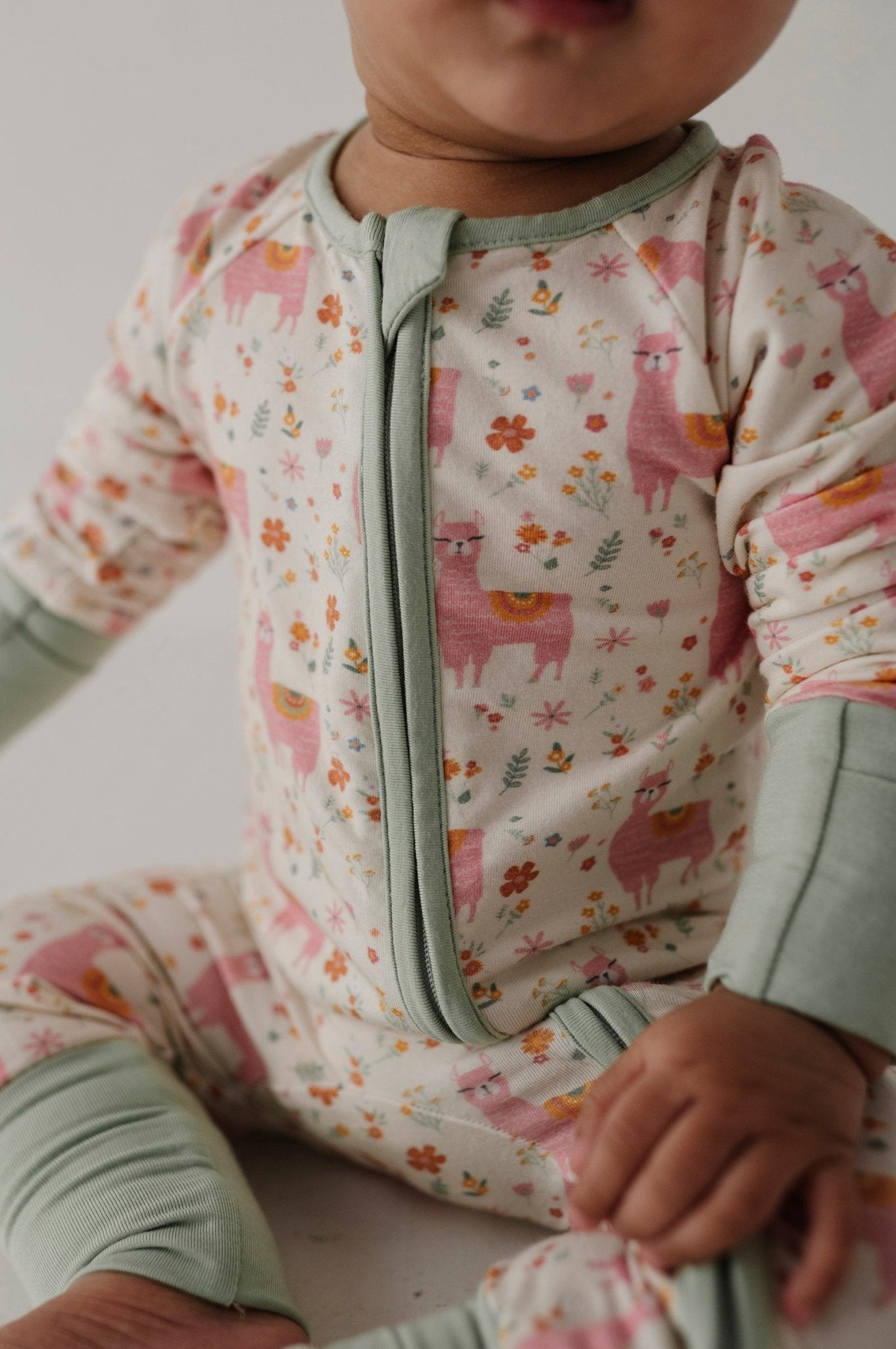 Baby Long Sleeve Zip Romper