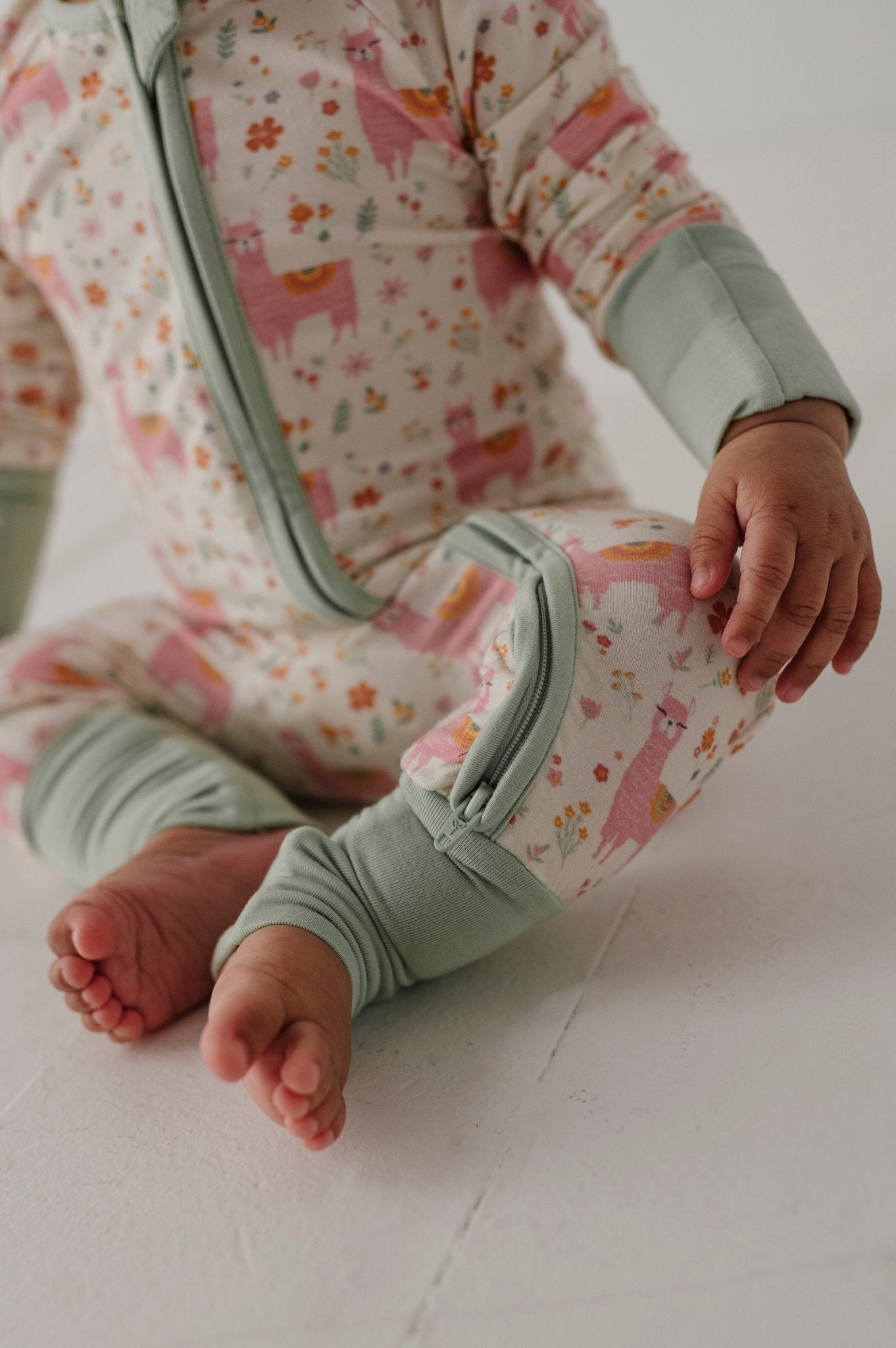 Baby Long Sleeve Zip Romper