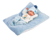 13.8" Anatomically-Correct Newborn Doll Lucas with Cushion