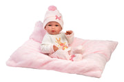 13.8" Anatomically-Correct Newborn Doll Lucille with Cushion