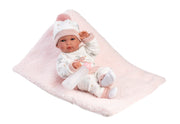 13.8" Anatomically-Correct Newborn Doll Ophelia with Cushion