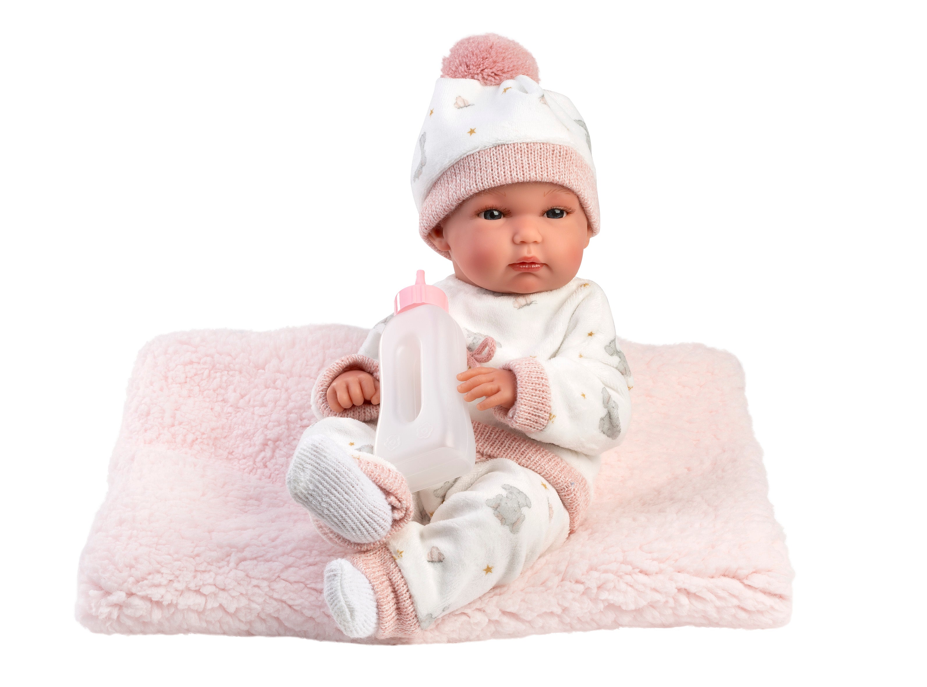13.8" Anatomically-Correct Newborn Doll Ophelia with Cushion