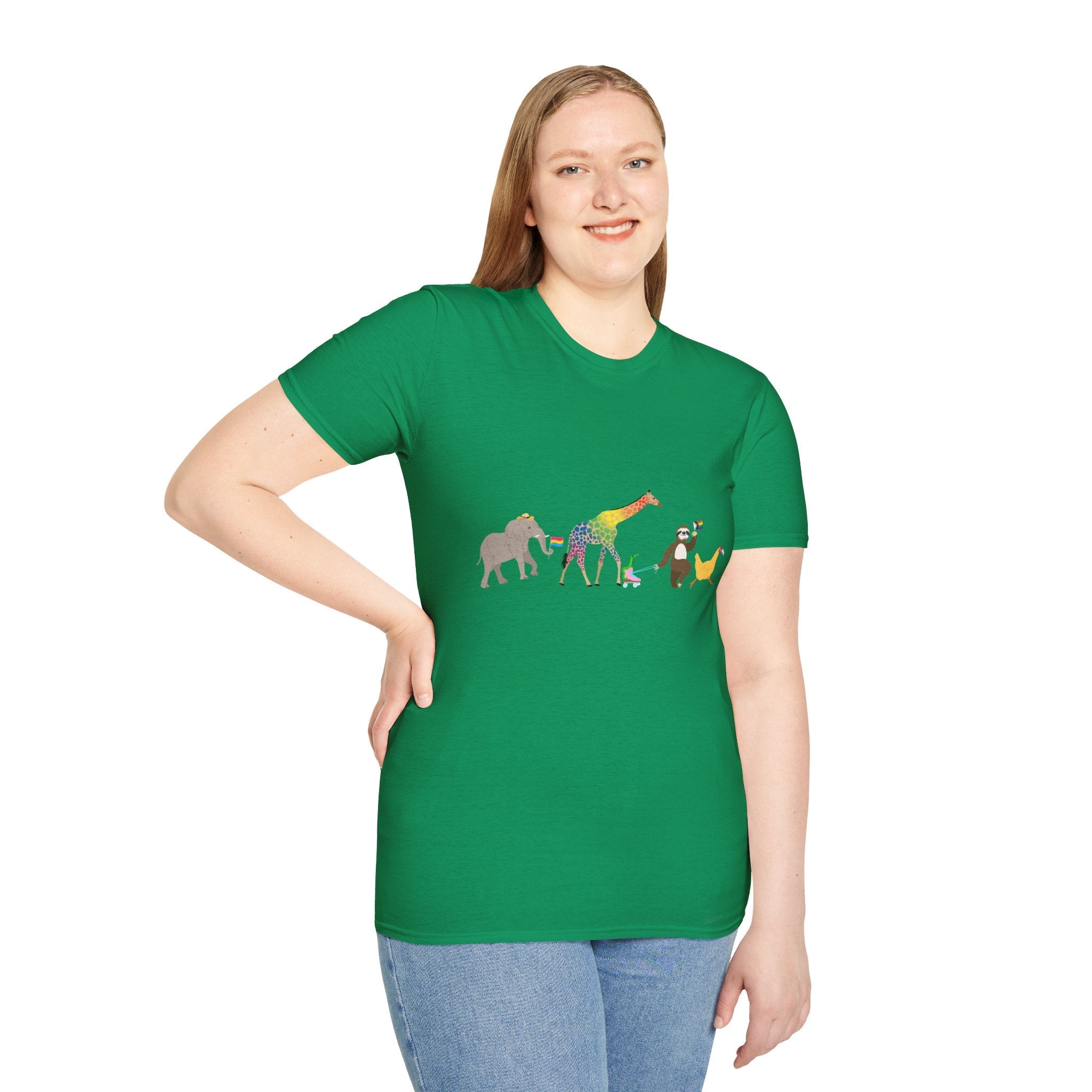Rainbow On My Parade Unisex Softstyle Adult T-shirt