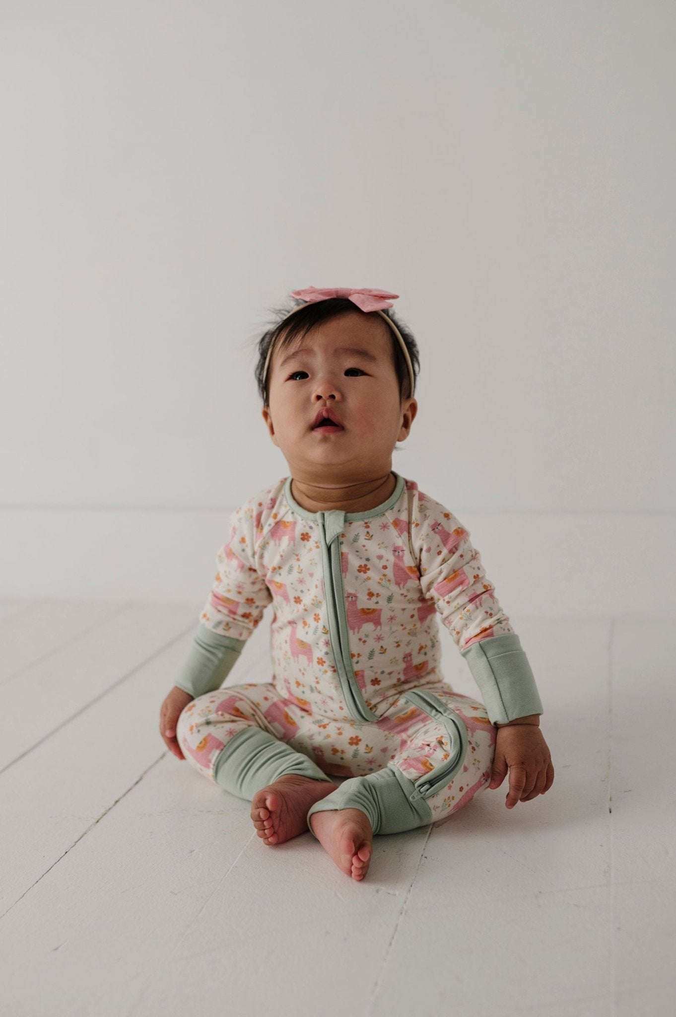 Baby Long Sleeve Zip Romper