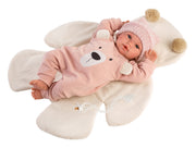 14.2" Articulated Crying Newborn Doll Claudia with Bear Blanket