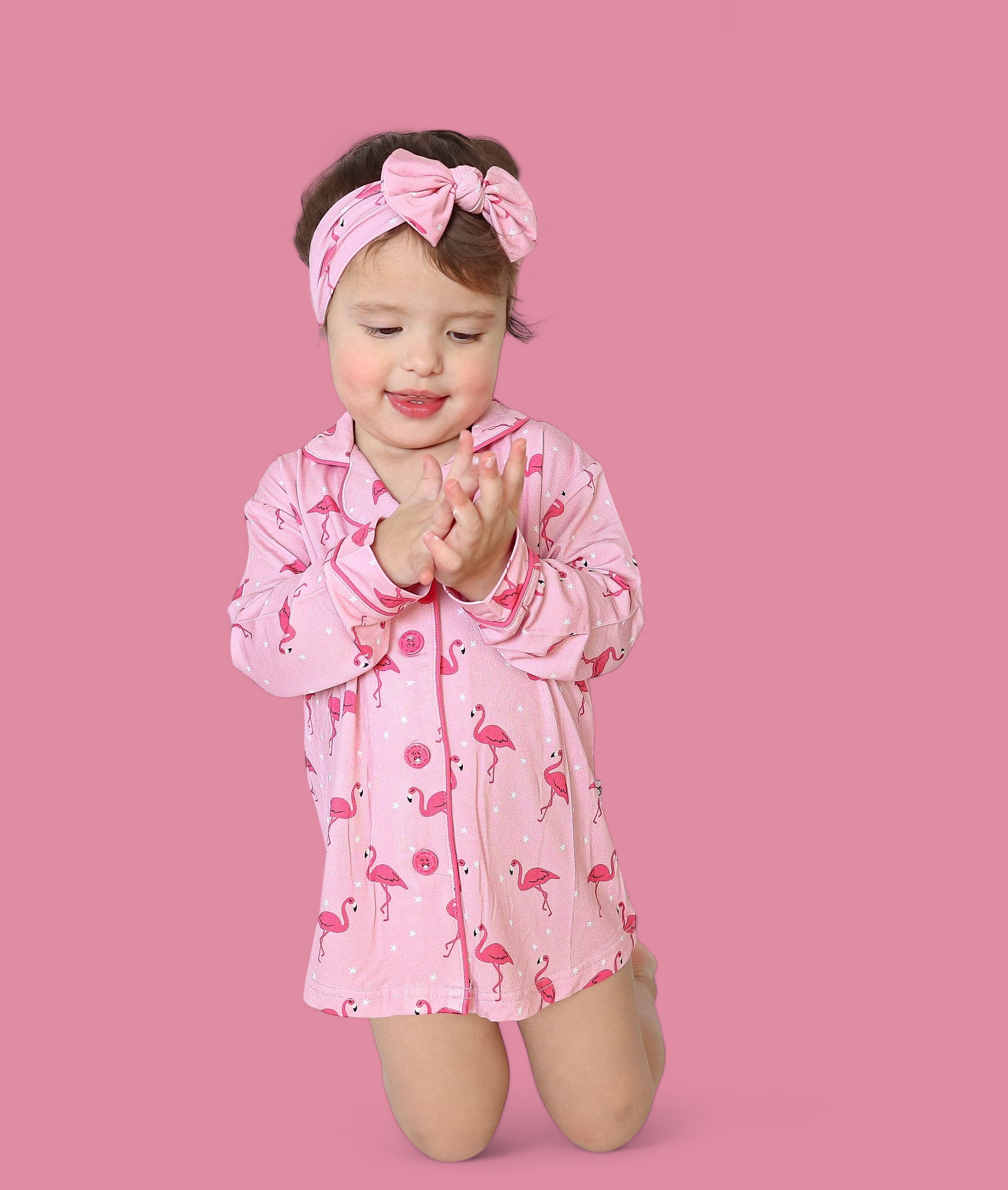 Flocking Flamingos Girl's Dream Gown