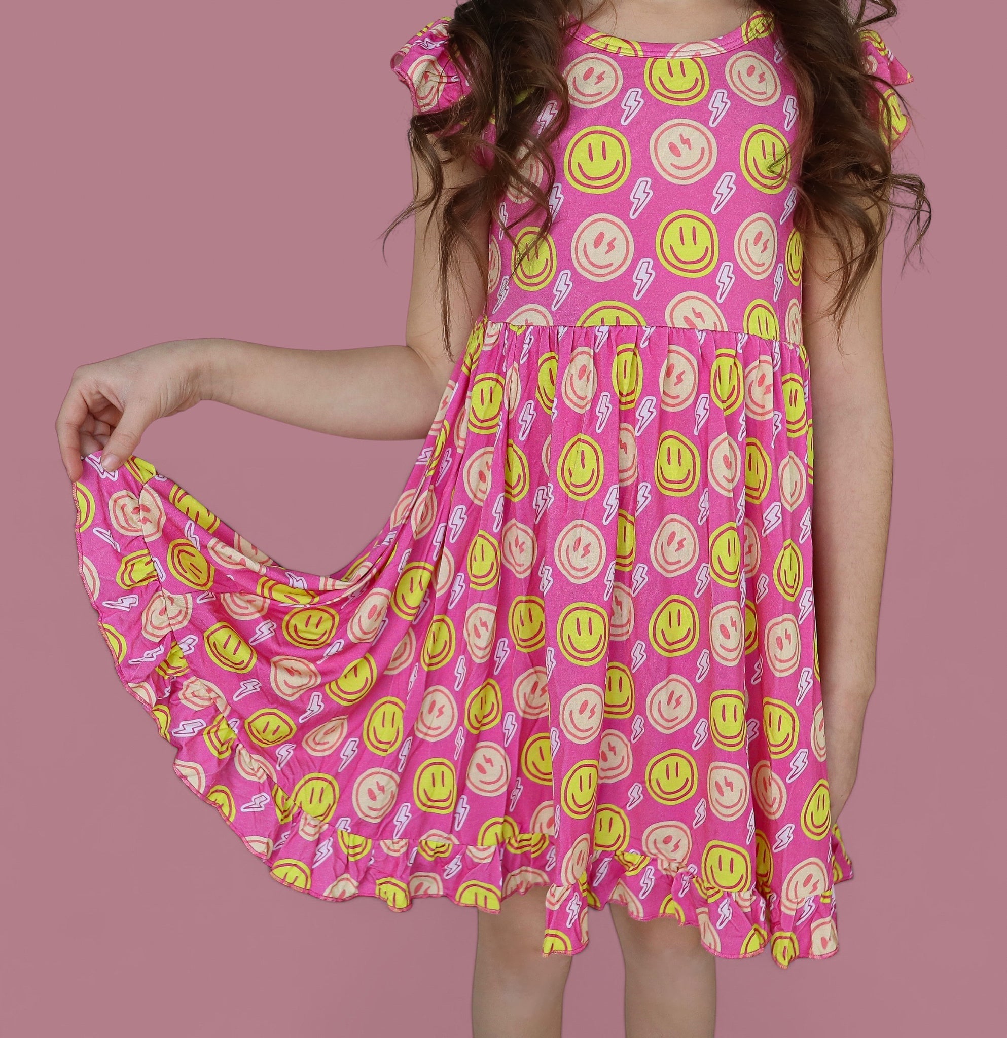 Radiant Smiles Dream Ruffle Dress