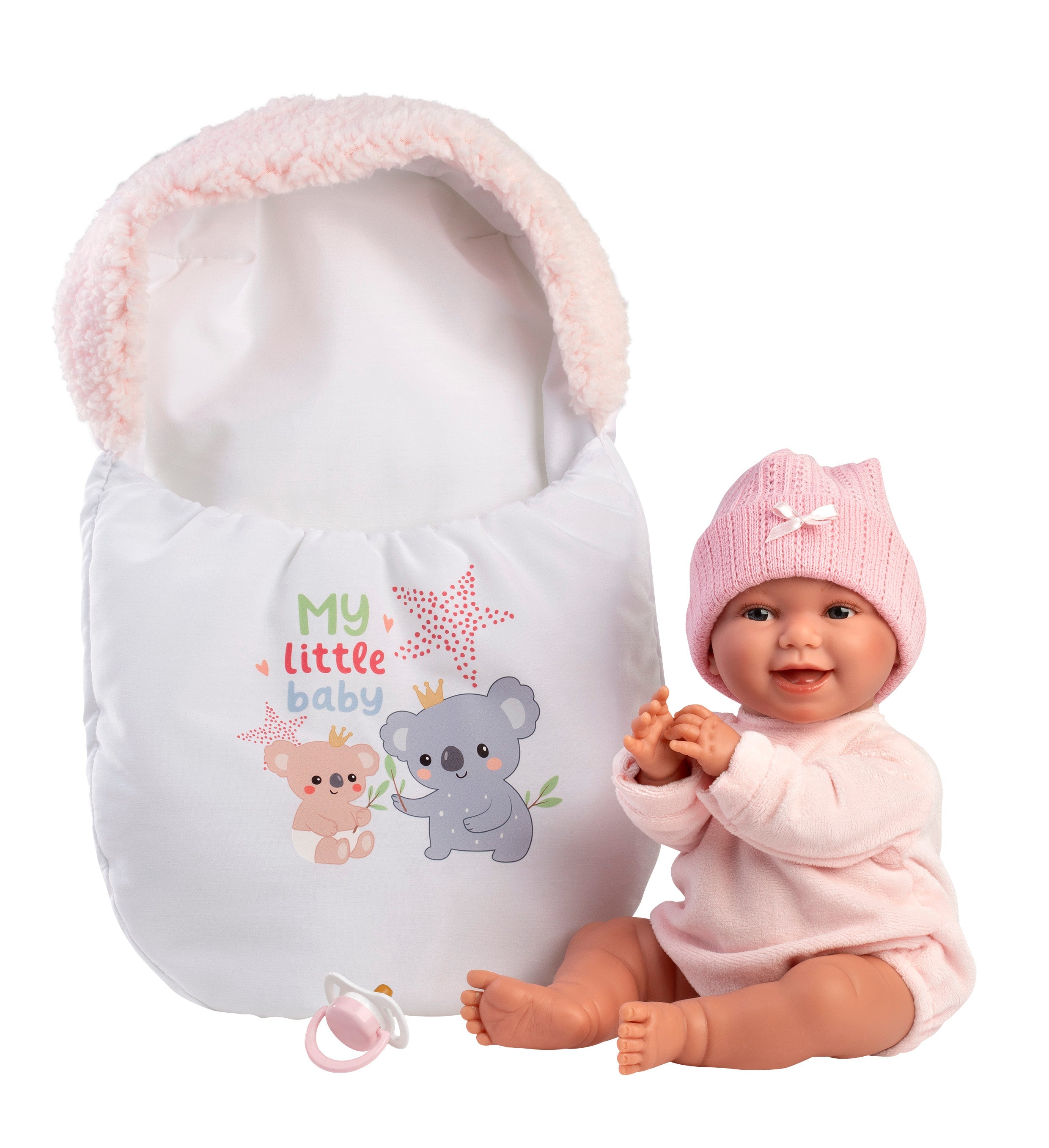 15" Soft Body Newborn Doll Willa with Sleeping Bag