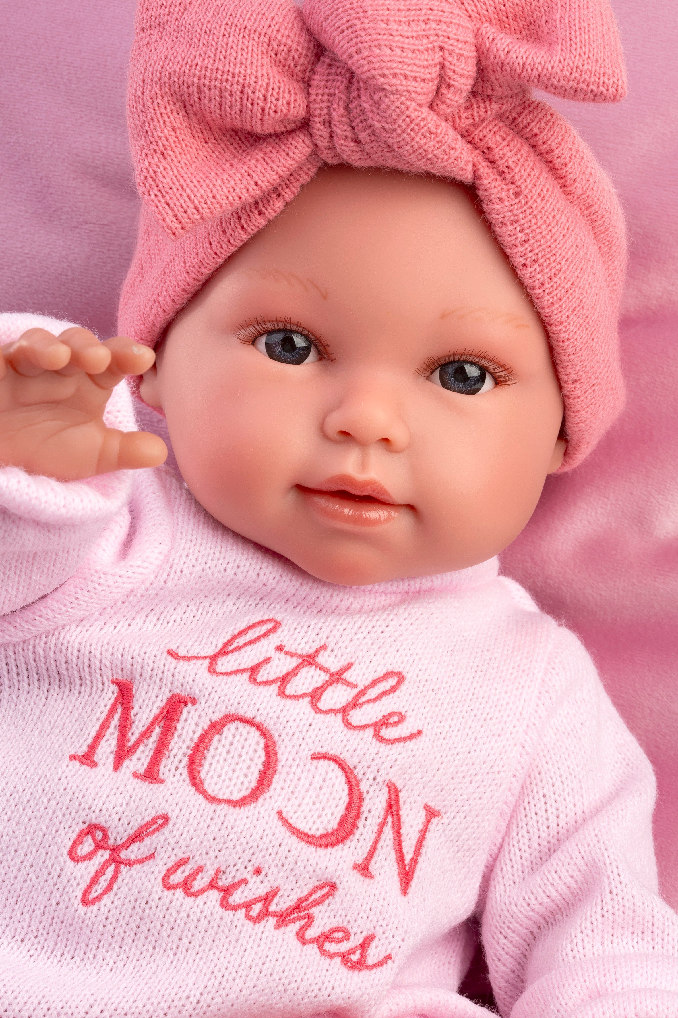 15" Soft Body Newborn Doll Carmen with Cushion