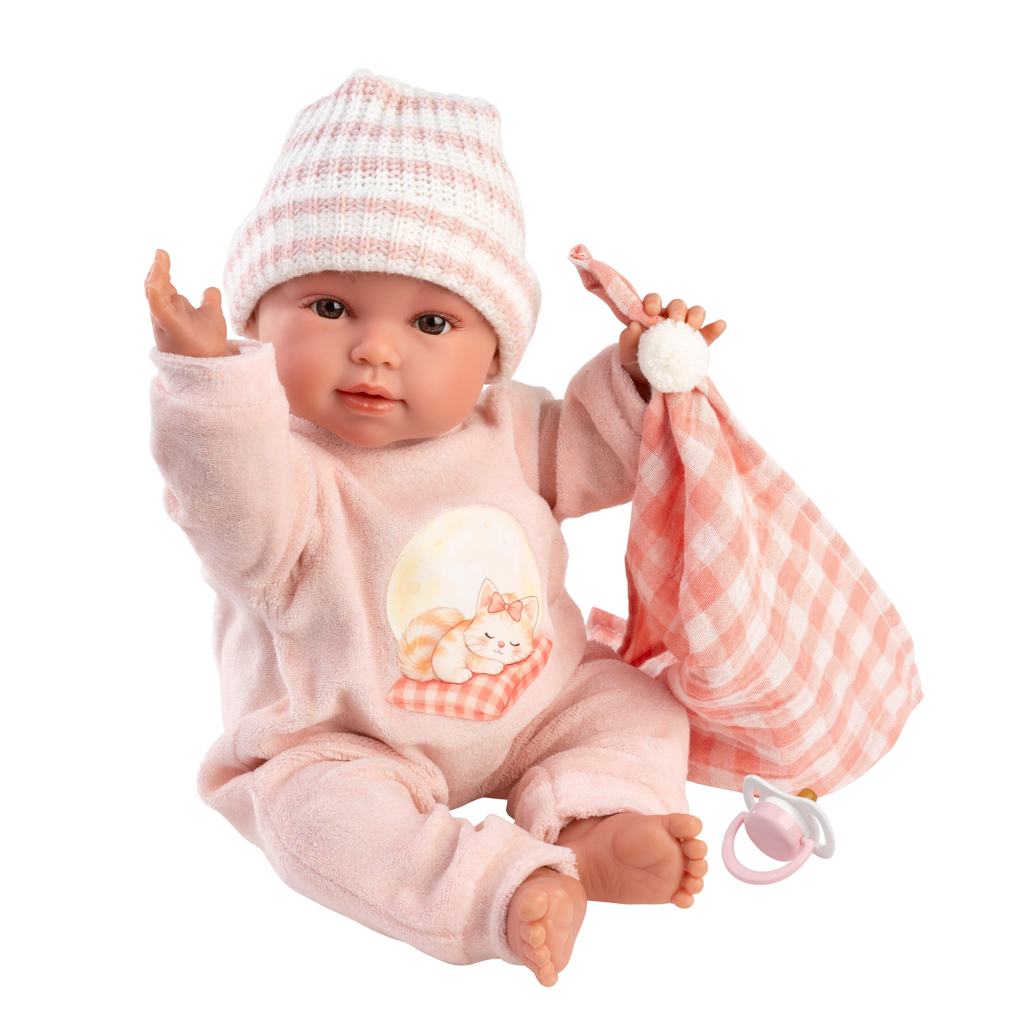 15" Soft Body Newborn Doll Darla with Blanket