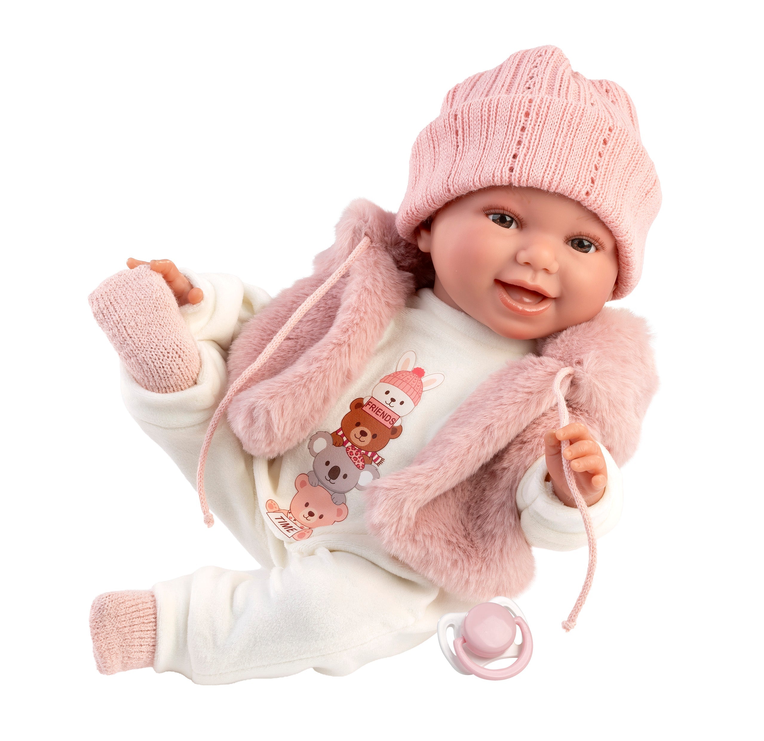 15" Soft Body Laughing Newborn Doll Ginger
