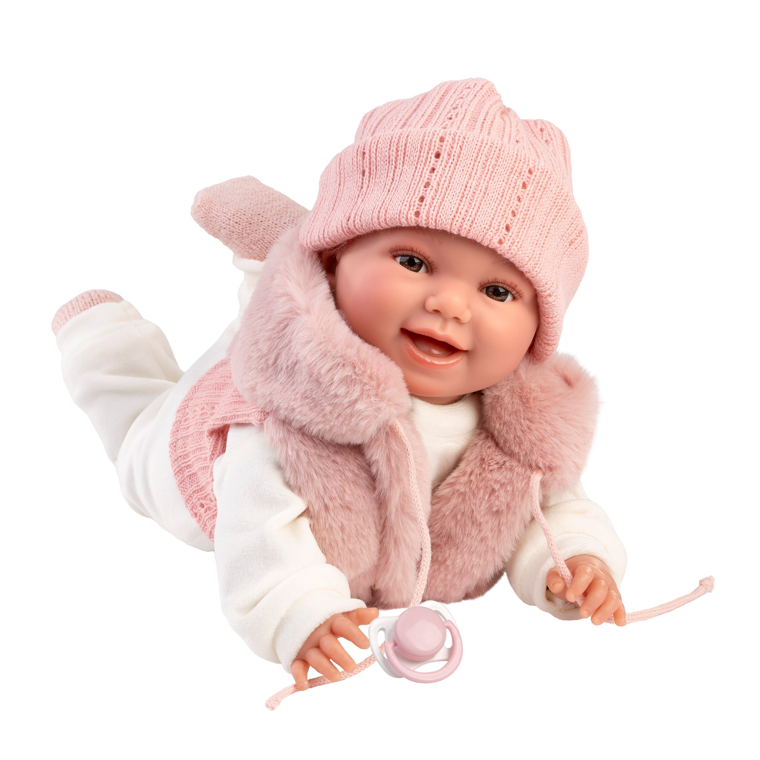 15" Soft Body Laughing Newborn Doll Ginger