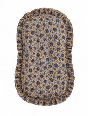 Blue Brown Rose Baby Lounger Cover