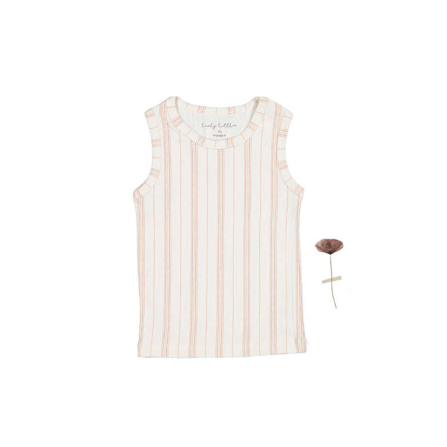 The Printed Tank - Rose Stripe