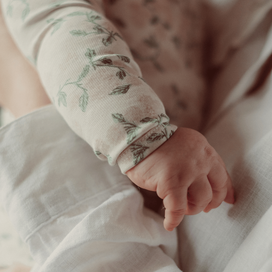 The Printed Romper - Hydrangea Pink